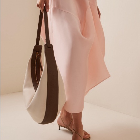 KHAITE Augustina Cotton Canvas Hobo Bag - Picture 2 of 3